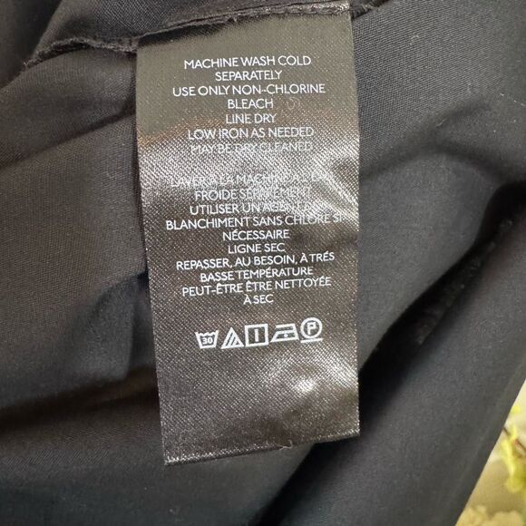 Maeve * The Bennett buttondown shirt nwt new black Anthropologie medium - Picture 8 of 11